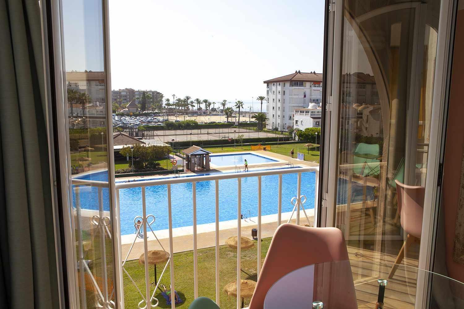 A 100M De Playa Piscina Y Todos Los Servicios Appartement Torrox Buitenkant foto